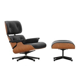 Vitra - Fauteuil & voetenbank Eames Lounge Chair
