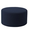 Softline - Drum - Tabouret / table d'appoint L - bleu foncé/feutre 859/H 30cm / Ø 60 cm