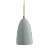 Gubi - Gräshoppa Pendelleuchte - blau grau/pulverbeschichtet/H: 23cm/Kabel weiß