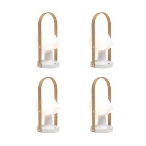 Marset - FollowMe LED Outdoor Tischleuchte mit Akku 4er Set