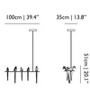 Moooi - Perch Light LED Branch - Suspension - dessin au trait