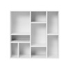 Montana - Compile Wandregal 69,6x69,6x30cm - new white 101/lackiert