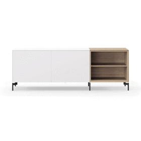 Piure - Edit Q Sideboard 181.3x48x63cm with 2 open boxes right