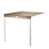 String - String System Klapptisch - walnuss/weiß/BxHxT 78x66x30cm