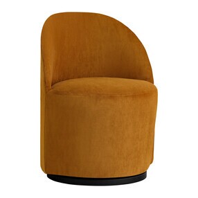 Audo - Tearoom Side Chair Samt drehbar