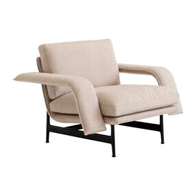 &Tradition - Meantime AV29 Lounge Chair onderstel zwart