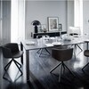 la palma - Cut Armchair Upholstered Wood Frame Black