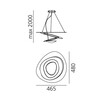Artemide - Pirce Micro LED Pendelleuchte - Strichzeichnung