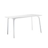 Magis - Table First - Table Rectangulaire - plateau de table blanc MDF/pied de table blanc/Taille 2/140x80cm