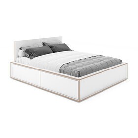 Müller Small Living - Spaze Doppelbett mit hohem Kopfteil 180x200cm