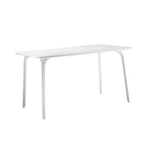 Magis - Table First Tisch Rechteckig - Tischplatte MDF weiß/Tischbeine weiß/Größe 2/140x80cm