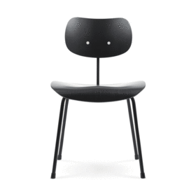 Wilde + Spieth - Chaise structure noir Eiermann SE 68