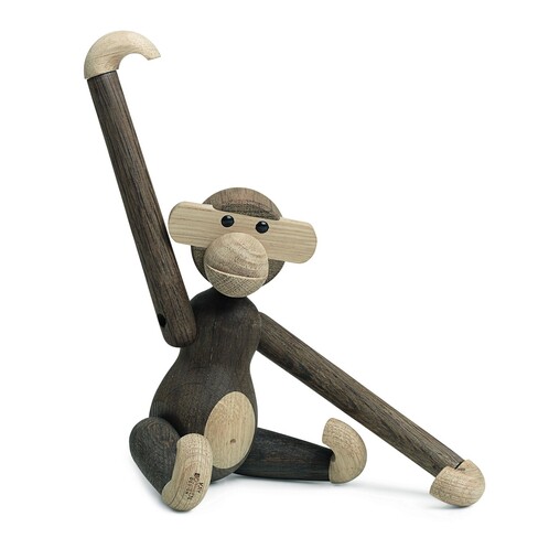 Kay Bojesen Denmark Wooden Figurine Monkey Small Oak