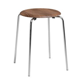 Fritz Hansen - DOT™ kruk fineer onderstel staal verchroomd
