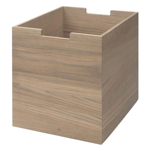 Skagerak - Cutter Box Large With Wheels - oak/30x34x36cm