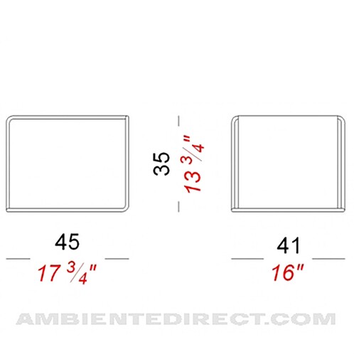 Lapalma Ueno T50 Side Table/Stool Seat lacquered | AmbienteDirect