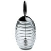 Alessi - Honey Pot  doseur à miel - transparent, acier inoxydable