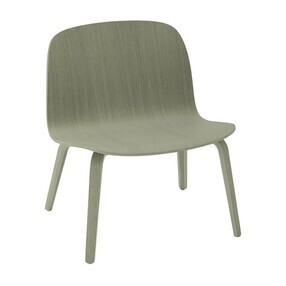 Muuto - Visu Lounge Chair mit Holzgestell