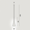 Foscarini - Uto Outdoor Pendelleuchte - Strichzeichnung