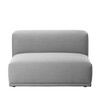 Muuto - Connect Center Module - light grey/Steelcut Trio 113/L x B: 117x92cm