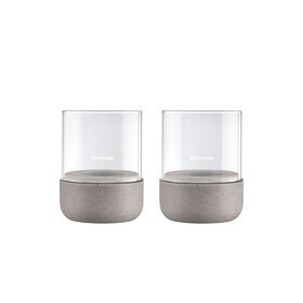 Blomus - Calma Windlicht Polyresin 2er Set