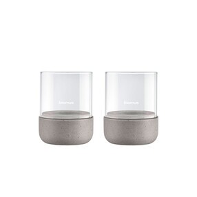 Blomus - Calma Windlicht Polyresin 2er Set
