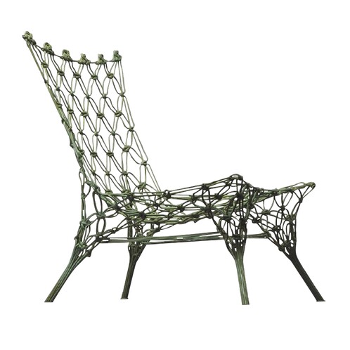 Cappellini - Knotted Stuhl - sand/Kohlenstoff