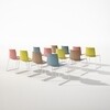 Arper - Catifa 46 0251 - Stoel eenkl. onderstel wit