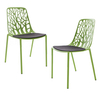 Fast - Forest - 2 chaises de jardin coussins incl.
