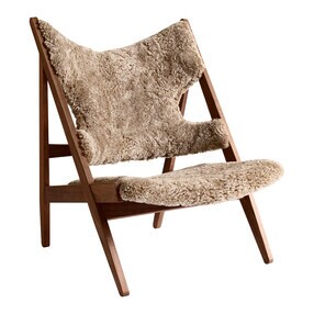 Audo - Chaise Knitting Lounge peau de mouton
