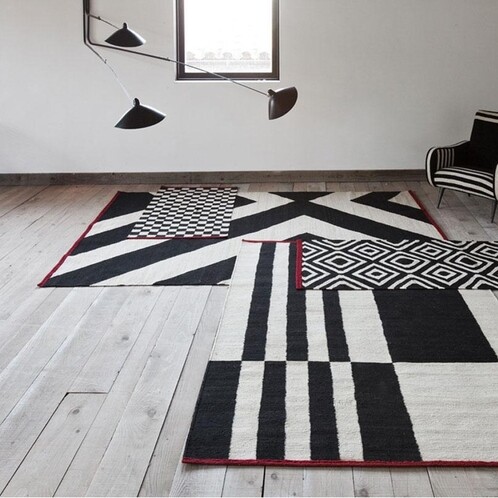 Nanimarquina - Mélange Stripes 1 Kilim Wool Carpet 80x240