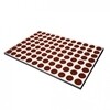 Radius - Feet Back Door Mat - terracotta/LxWxH 58.5x39x1.9cm