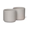 e15 - e15 AC19 Salina Small Mug Set Of 2  - grey/H:7cm x Ø 8.5cm/200ml