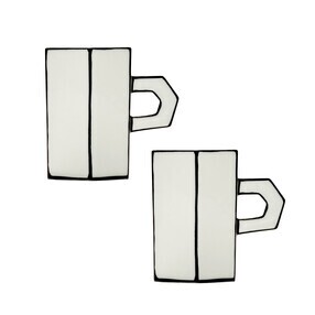 Serax - Carte Blanche dubbele espressokop set van 2