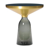 ClassiCon - Bell Side Table - Table d'appoint laiton - gris quartz/Ø50cm/h:54cm
