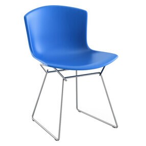 Knoll International - Bertoia Plastic Stuhl Gestell verchromt