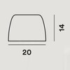 Foscarini - Lumiere Piccola - Reservescherm - Strichzeichnung