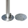 Tuuci - Tuuci Bodenhülse für Sonnenschirm - edelstahl/für Betoninstallation/mit 3 Befestigungsstiften