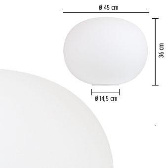 Aubergine Dwaal het internet Flos Glo Ball Basic 2 Lamp | AmbienteDirect