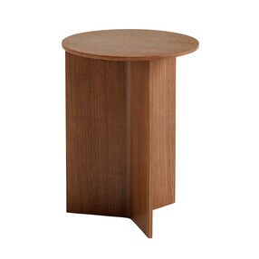 HAY - Table d'appoint ronde en bois Slit H47cm