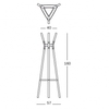 Magis - Steelwood Coat Stand - line drawing