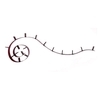 Kartell - Bookworm 17 Shelf - bordeaux/PVC