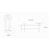 &tradition - Palette Table JH7 - Table d'appoint - dessin au trait