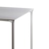 Plank - Monza Table - white/frame white laquered/160x80cm