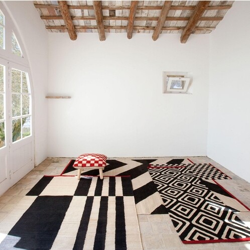 Nanimarquina - Mélange Pattern 4/5 Kilim Wool Carpet