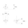 Moooi - Clusterlamp - Suspension - dessin au trait