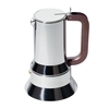 Alessi - 9090/M- Cafetière Expresso  - inox 18/10/finition miroir/10 tasses/compatibilité avec l'induction