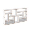 Tojo - Hanibal Shelfsystem side - white/112x198x35cm