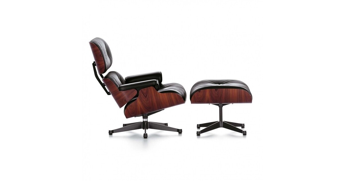 Vitra Eames Lounge Chair Ottoman, Eames Lounge Chair Tall Vs Regular