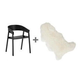 Muuto - Actie-set - Cover armleunstoel + vacht